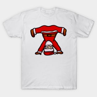 Santa Claus Doing Yoga T-Shirt